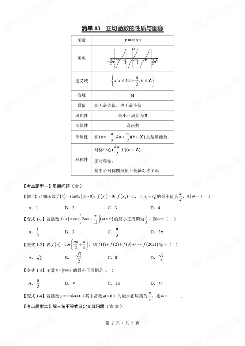 高中数学 | 高一下期中考点梳理知识清单人教B版插图高中考点专项2