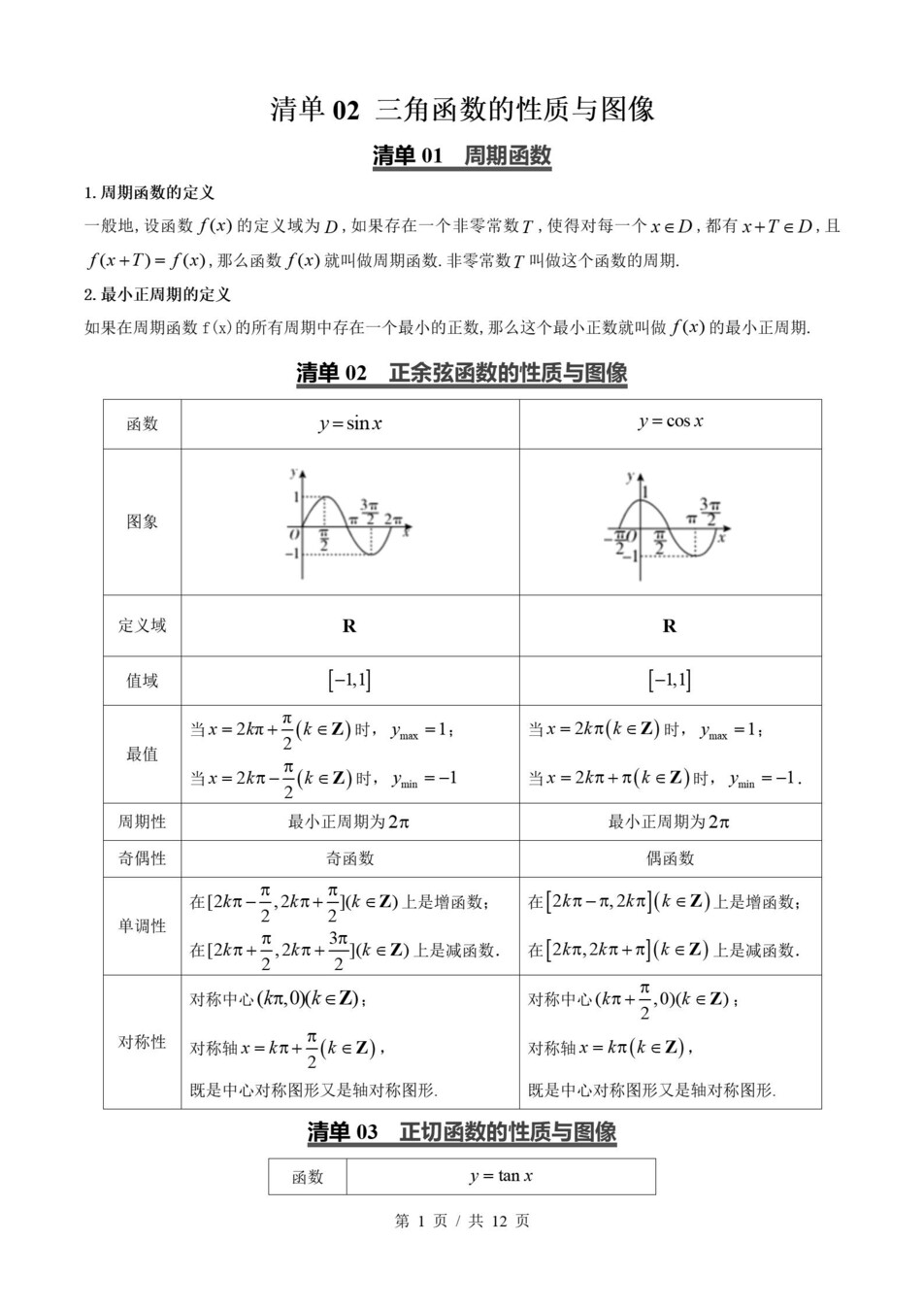高中数学 | 高一下人教B版期末复习考点梳理知识清单试卷模拟插图高中考点专项1