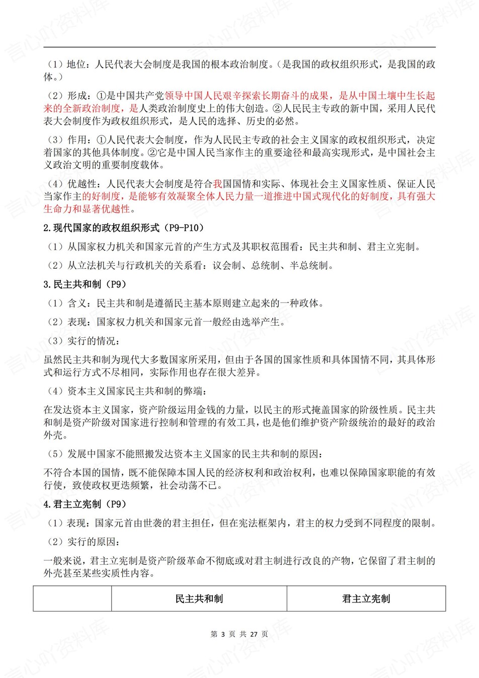 高中政治-选必一1《当代国际政治经济》逐课知识梳理插图高中政治3