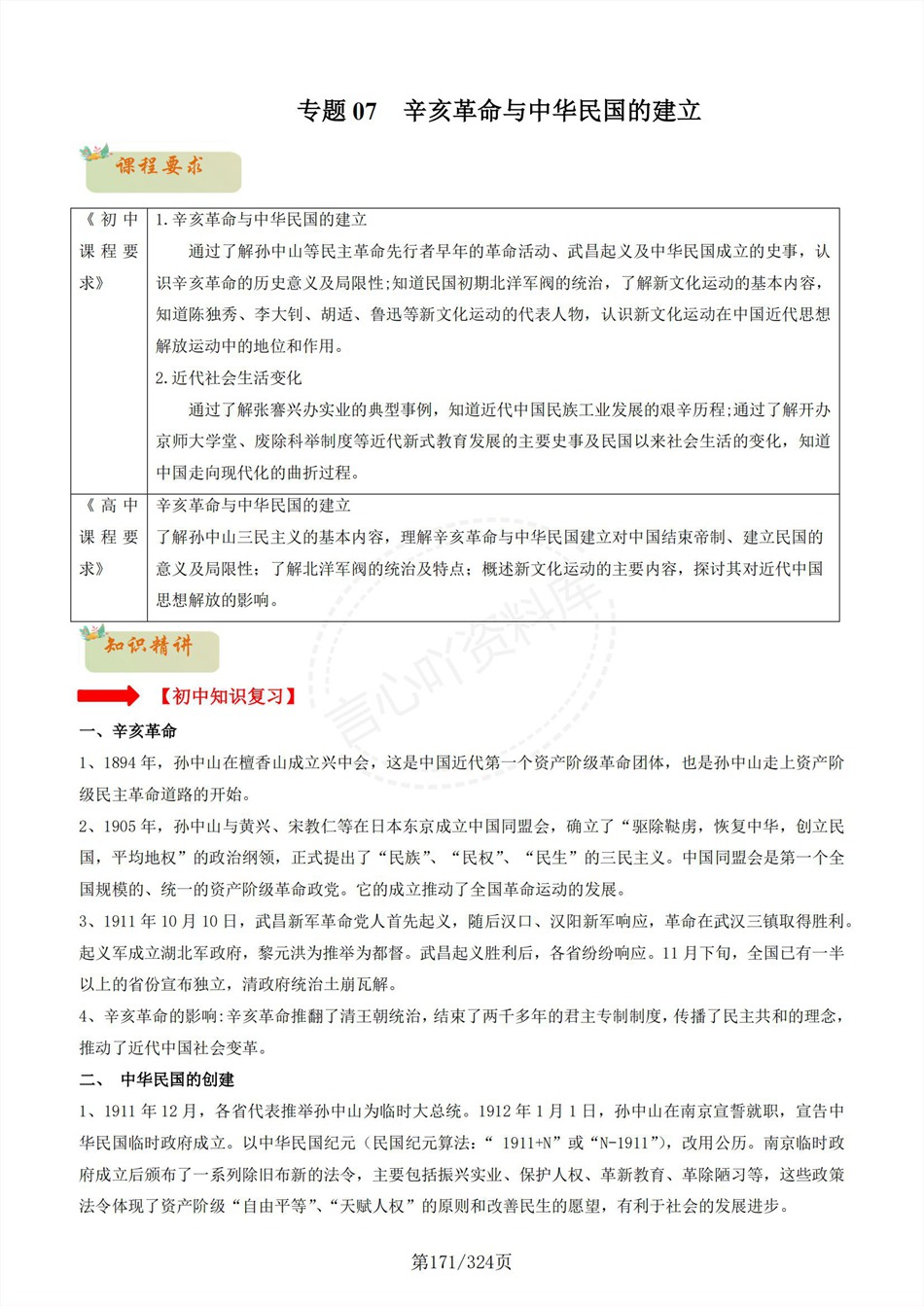 高中历史-新高一暑假衔接讲义统编版复习预习归纳讲练插图同步讲义专项8 高中历史-新高一暑假衔接讲义统编版复习预习归纳讲练插图同步讲义专项8