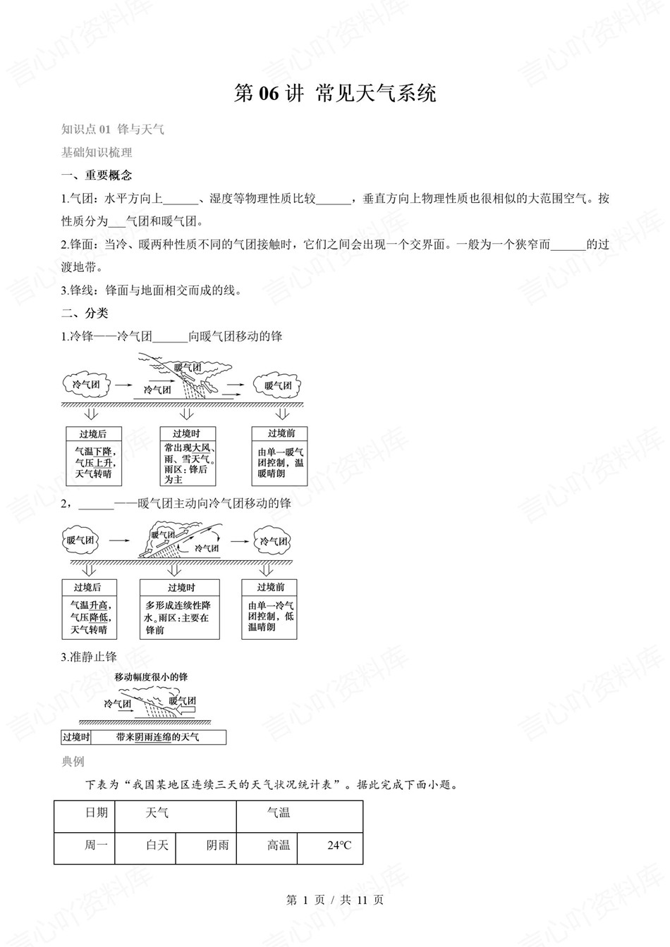 高中地理-新高二暑假衔接讲义人教版复习预习归纳讲练插图同步讲义专项5