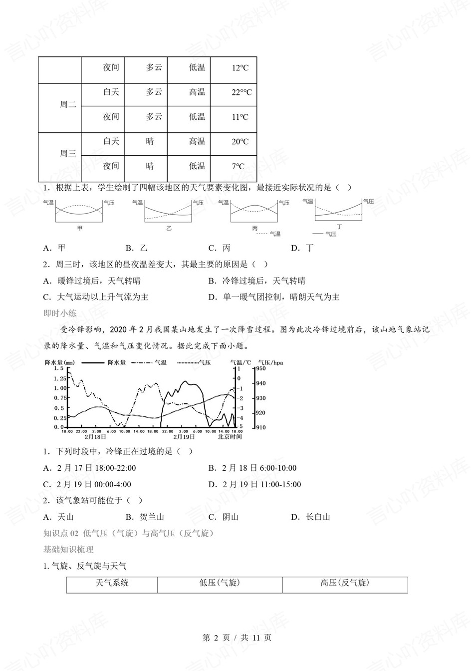 高中地理-新高二暑假衔接讲义人教版复习预习归纳讲练插图同步讲义专项6