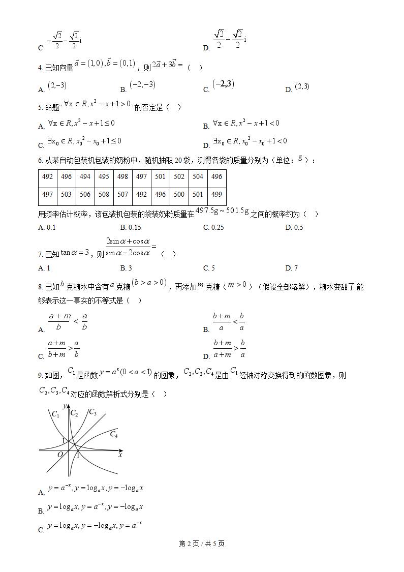 湖北省2024年高中学业水平合格性考试数学真题试卷答案解析学考会考春考高考插图历年学考真题1