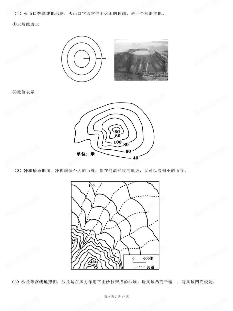 高中地理-高考地形图各类型地形图汇总专项知识汇编归纳插图高中地理3