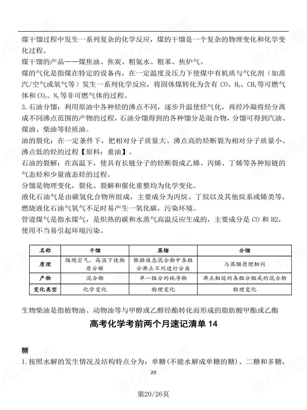 高中化学-高考考前考前知识清单梳理专项复习归纳总结插图高中化学6