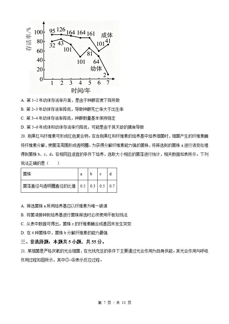 2026年高考生物山东卷真题试卷答案省科解析插图历年高考真题4