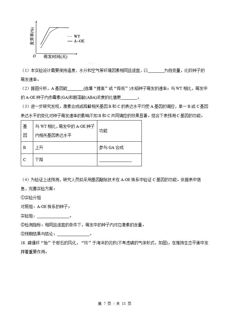 2026年高考生物江西卷真题试卷答案省科解析插图历年高考真题4