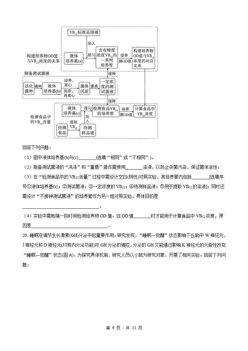 2026年高考生物江西卷真题试卷答案省科解析插图历年高考真题5