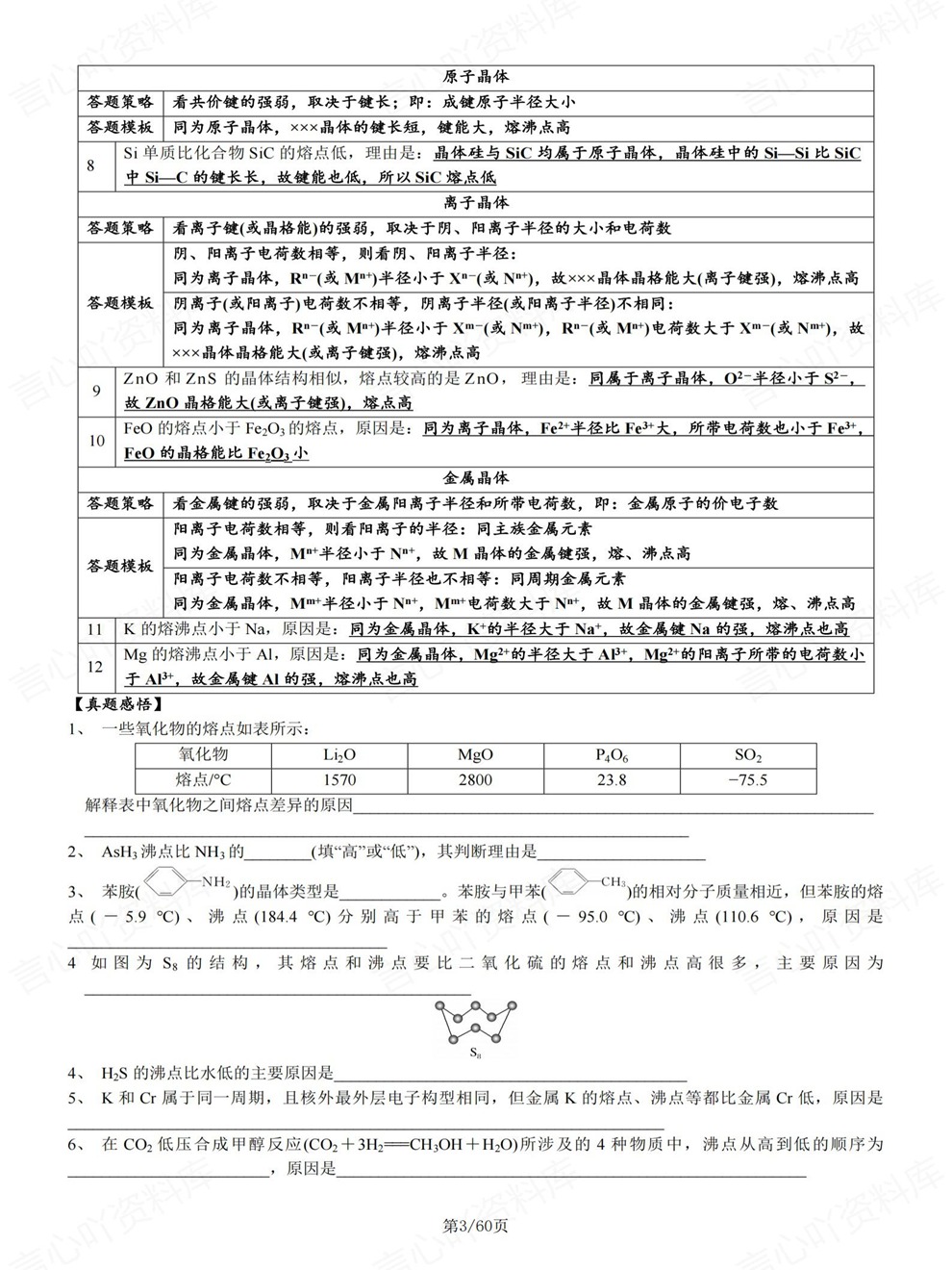 高中化学-必修选必15专题归纳汇总专项板块梳理复习插图高中化学3