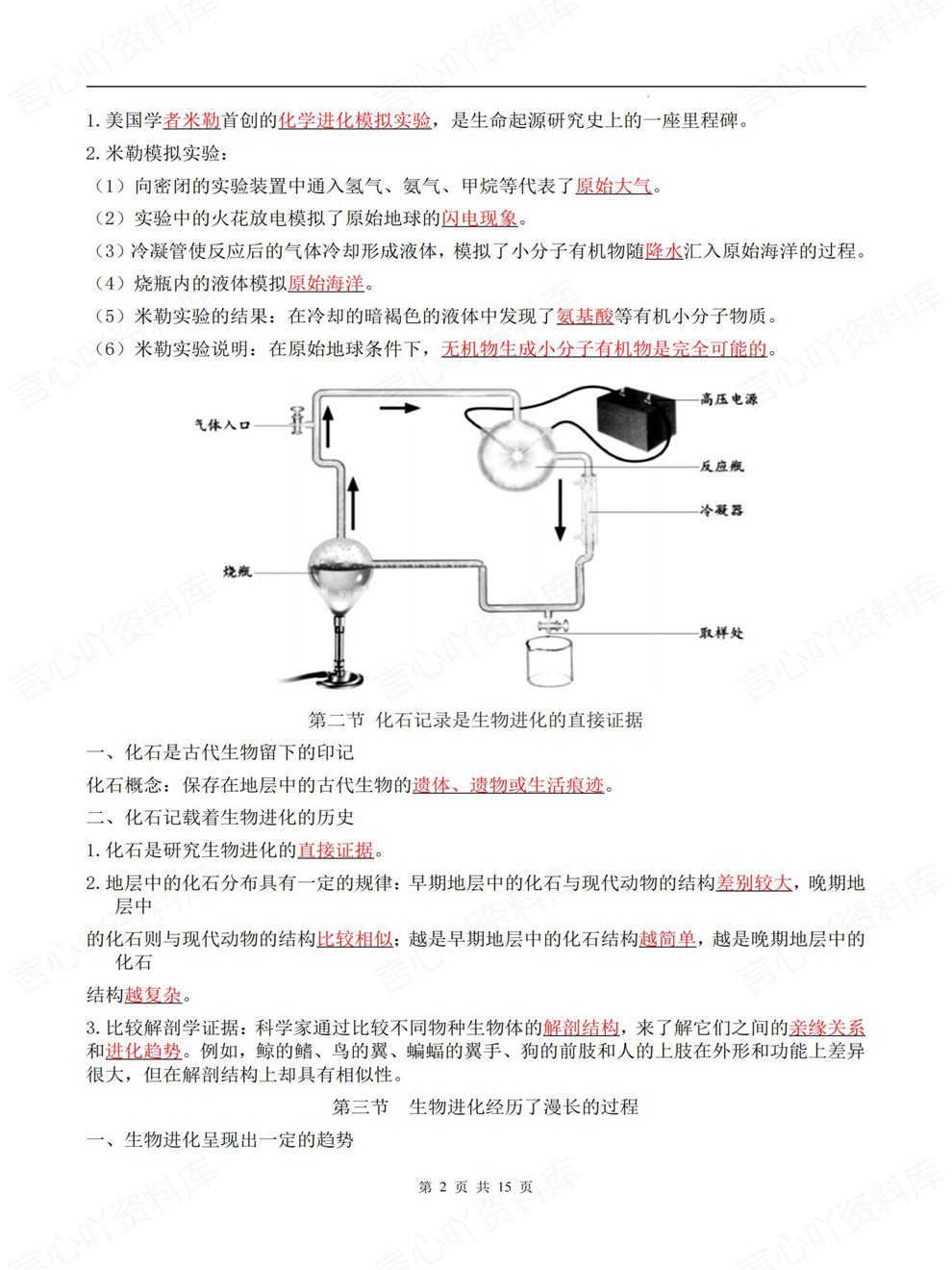 初中生物-八年级下单元章节重点总结新教材初二下册济南版插图初中生物2