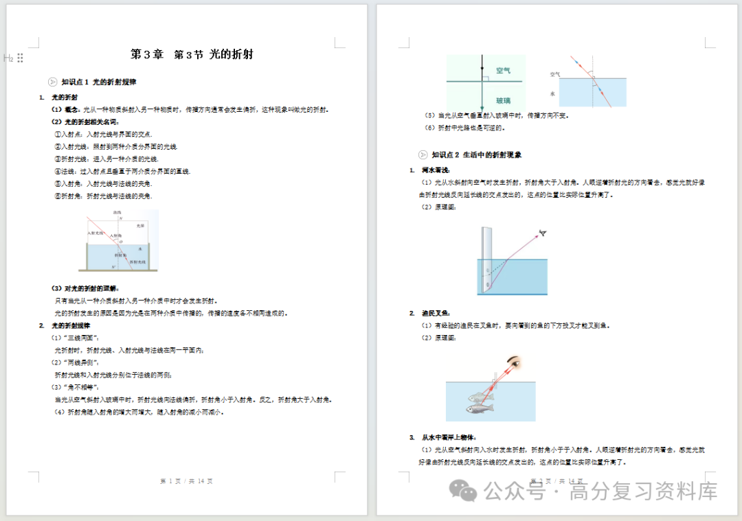 初中物理-新初二暑假衔接讲义沪科版复习预习归纳讲练插图同步讲义专项2 初中物理-新初二暑假衔接讲义沪科版复习预习归纳讲练插图同步讲义专项2