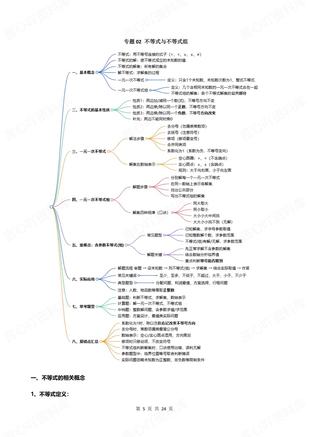 初中数学-八年级下考点复习汇总归纳新教材初二下册北师大版插图初中数学4
