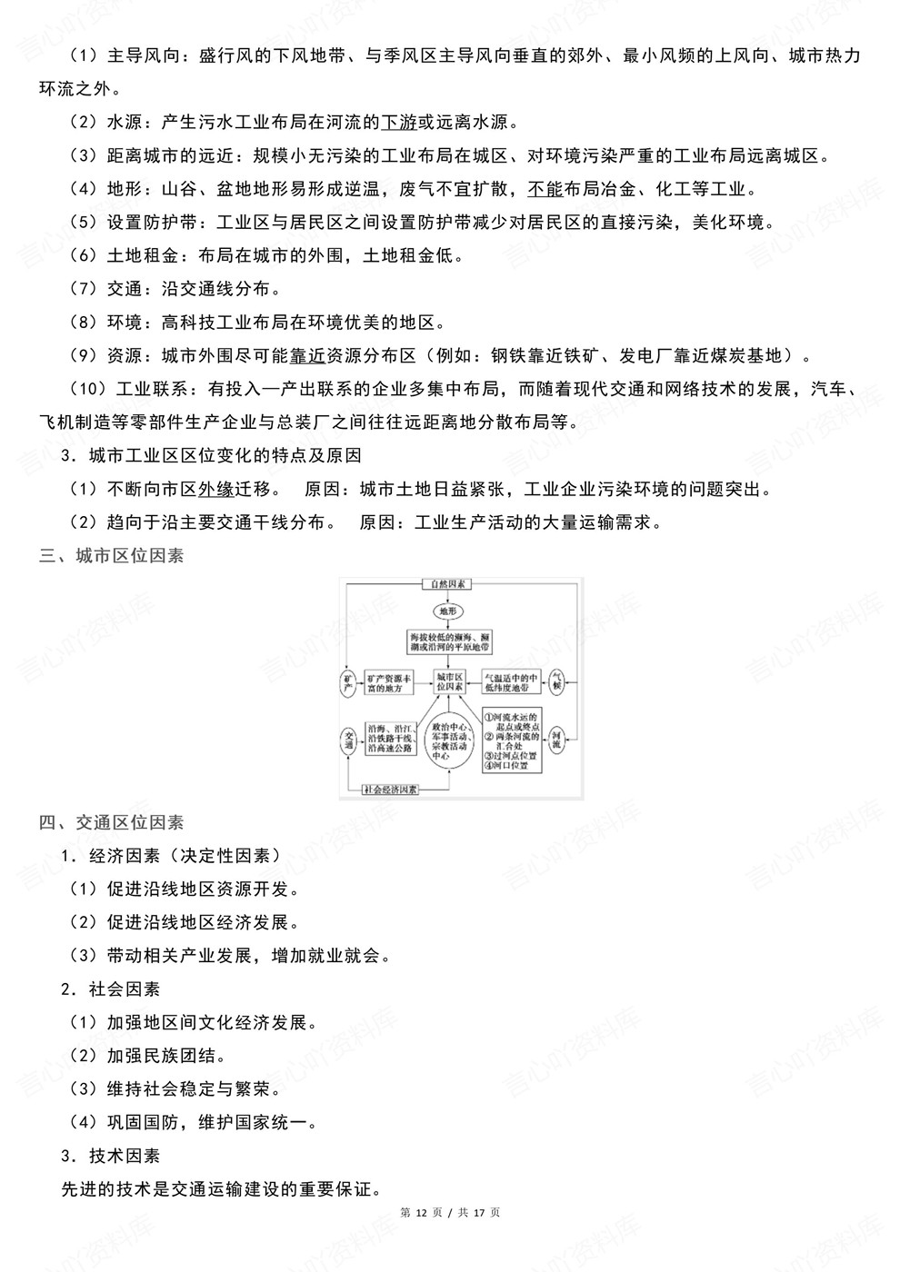 高中地理-高考复习基本知识与基本原理梳理考前专项复习汇总插图高中地理7 高中地理-高考复习基本知识与基本原理梳理考前专项复习汇总插图高中地理7
