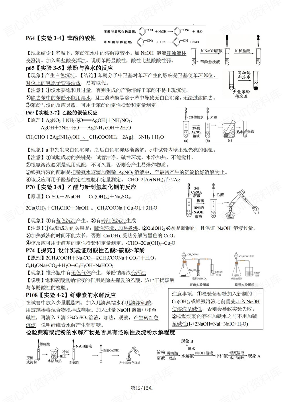 高中化学-必修选必五册课本实验汇编插图高中化学7 高中化学-必修选必五册课本实验汇编插图高中化学7