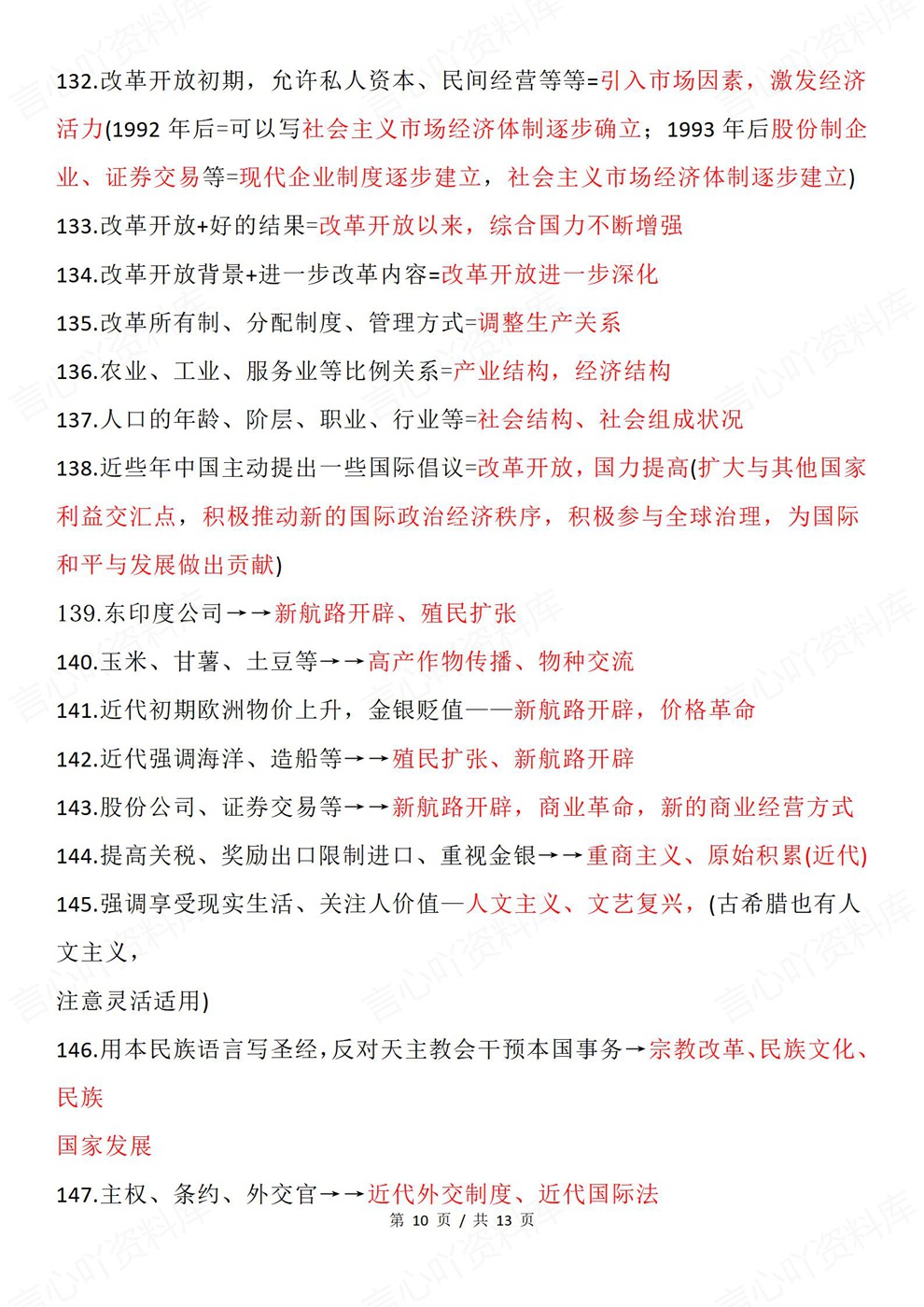 高中历史-专项知识180条材料转化学科术语插图高中历史6