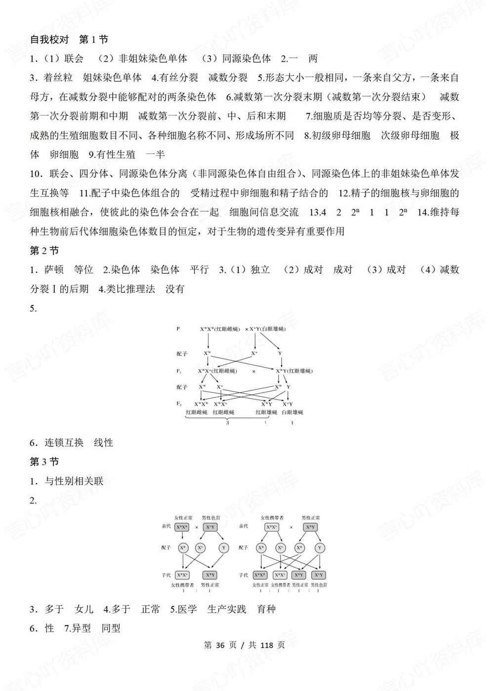 高中生物-晨背晚默必修选必五册汇总专项板块复习训练插图高中生物5 高中生物-晨背晚默必修选必五册汇总专项板块复习训练插图高中生物5