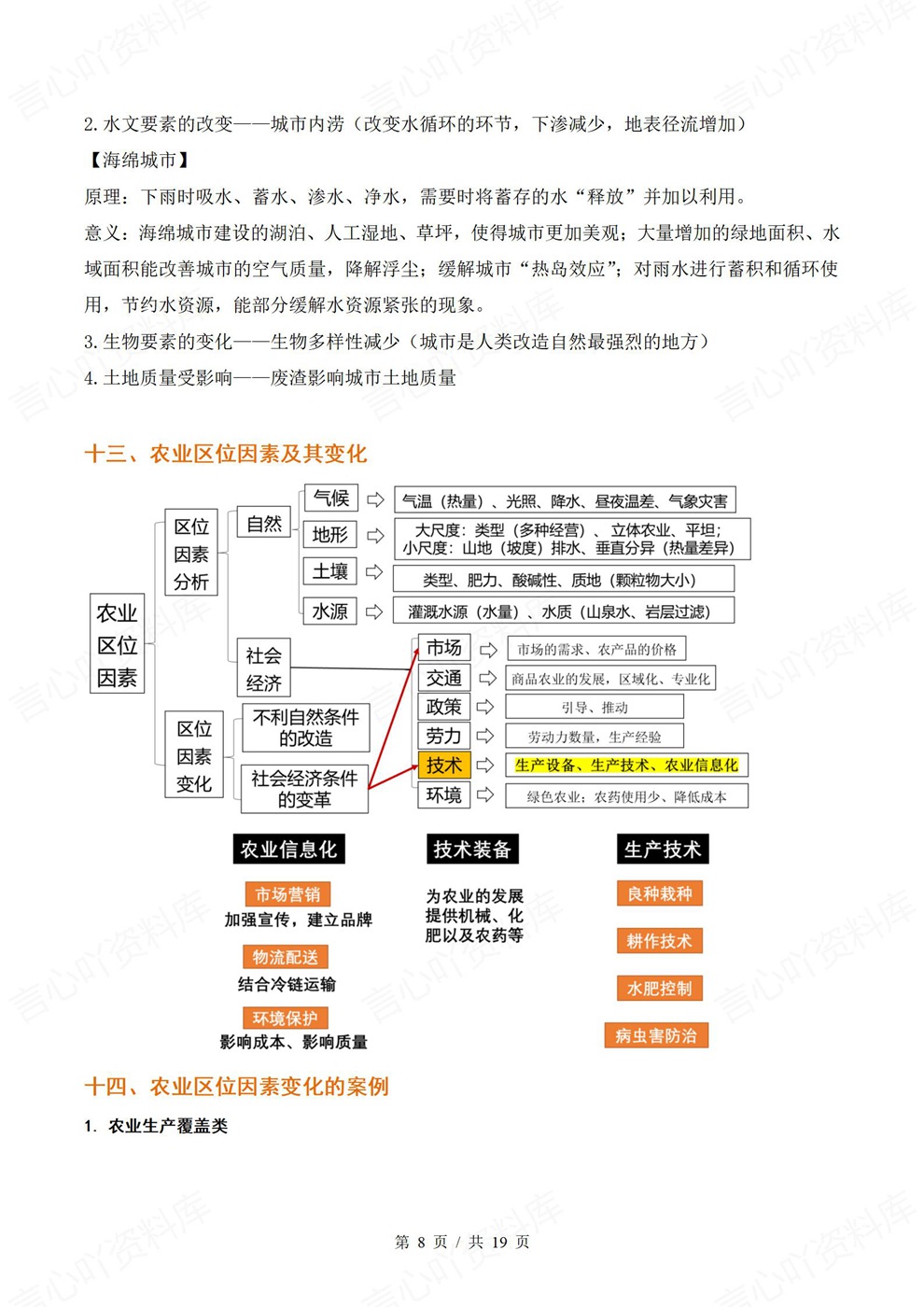 高中地理-高考复习考前背记25个核心考点插图高中地理5