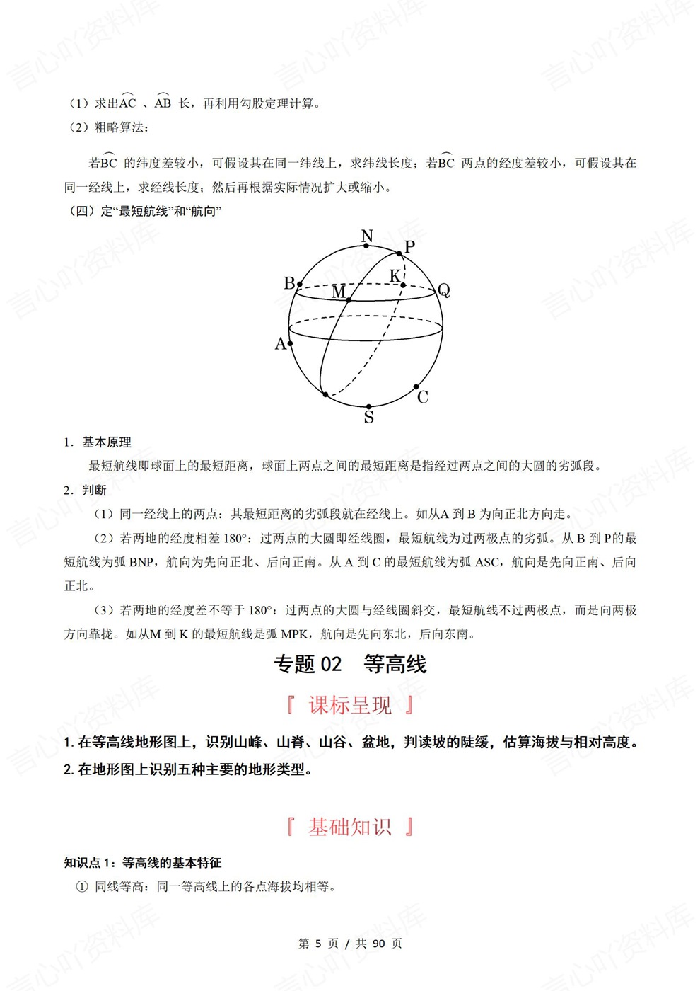 高中地理-高考复习考前背记专题考点提炼插图高中地理4