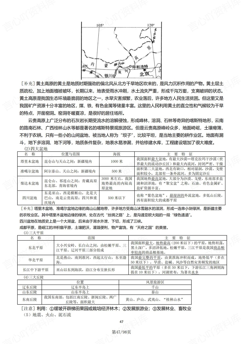高中地理-必修选必易考重难梳理汇总插图高中地理7 高中地理-必修选必易考重难梳理汇总插图高中地理7