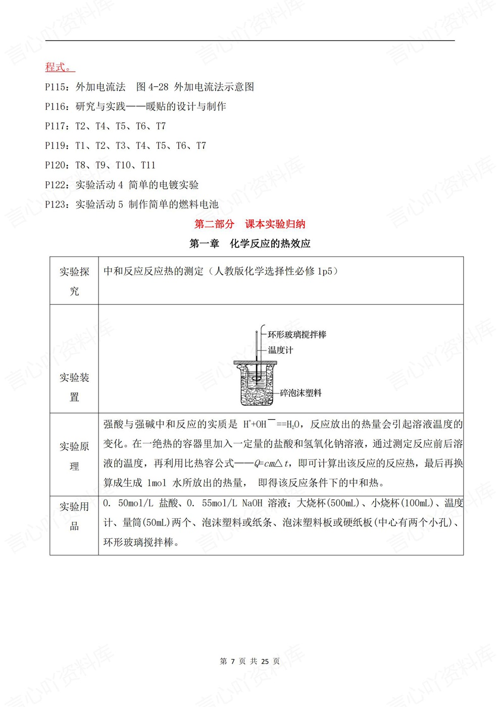 高中化学-选必一章节基础知识提纲选择性必修一册教材插图高中化学5 高中化学-选必一章节基础知识提纲选择性必修一册教材插图高中化学5