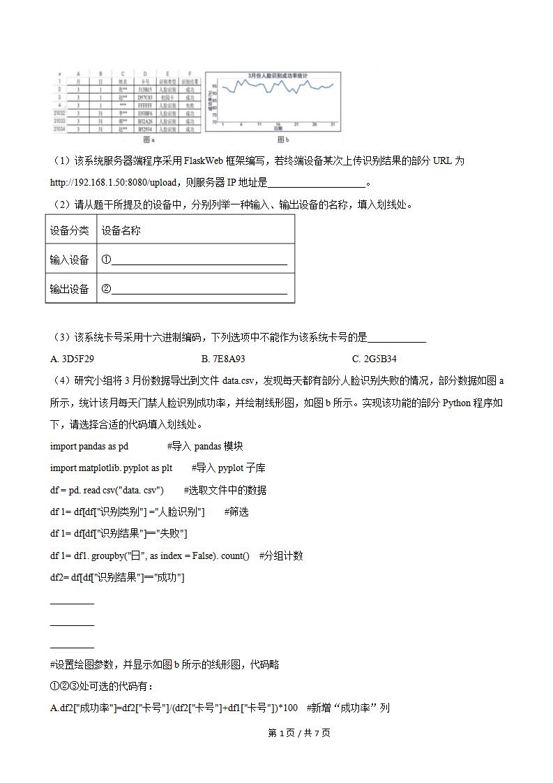浙江省2026年7月夏季高中学业水平合格性考试信息技术真题试卷答案解析学考会考春考高考插图历年学考真题2