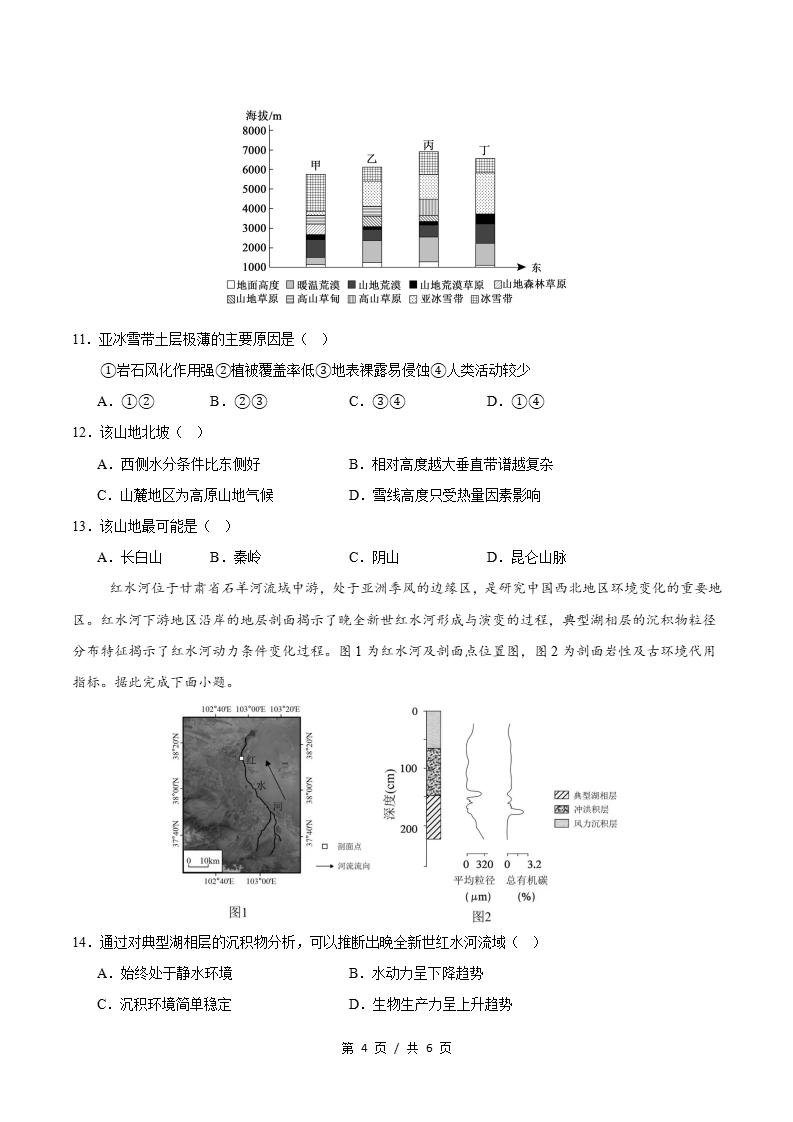 高中地理-高二上学期月考试卷第3次答案解析人教版插图同步试卷专项3