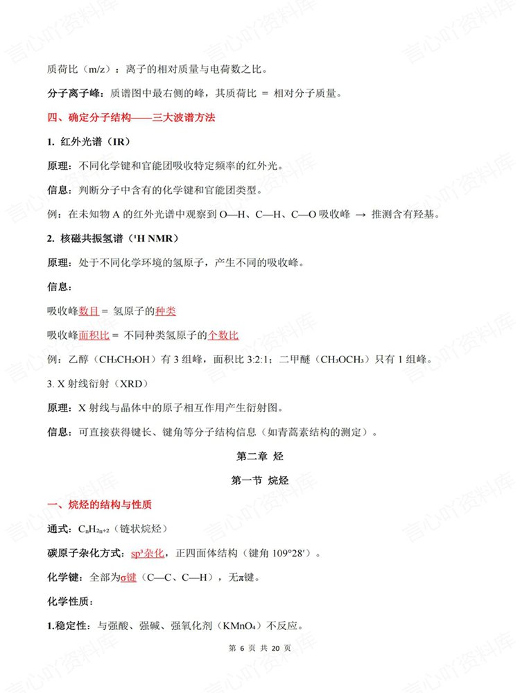 高中化学-选必三教材知识章节内容归纳预习提纲插图高中化学5