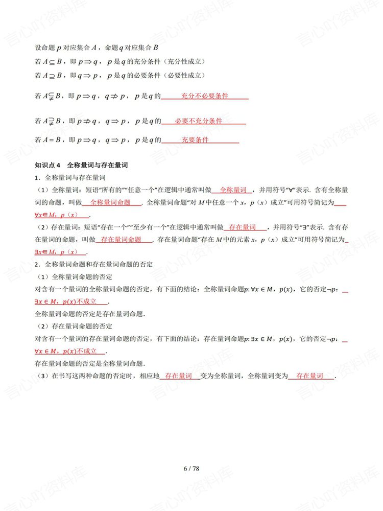 高中数学-知识复习35专题高考内容梳理背记清单插图高中数学5