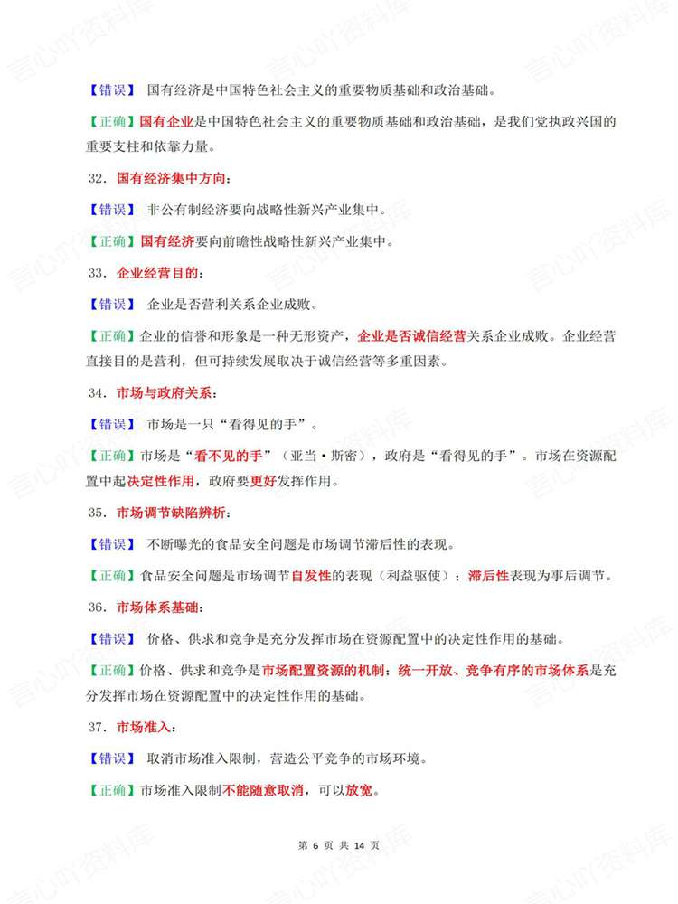 高中政治-必修选必全七册易错混汇总梳理插图高中政治5