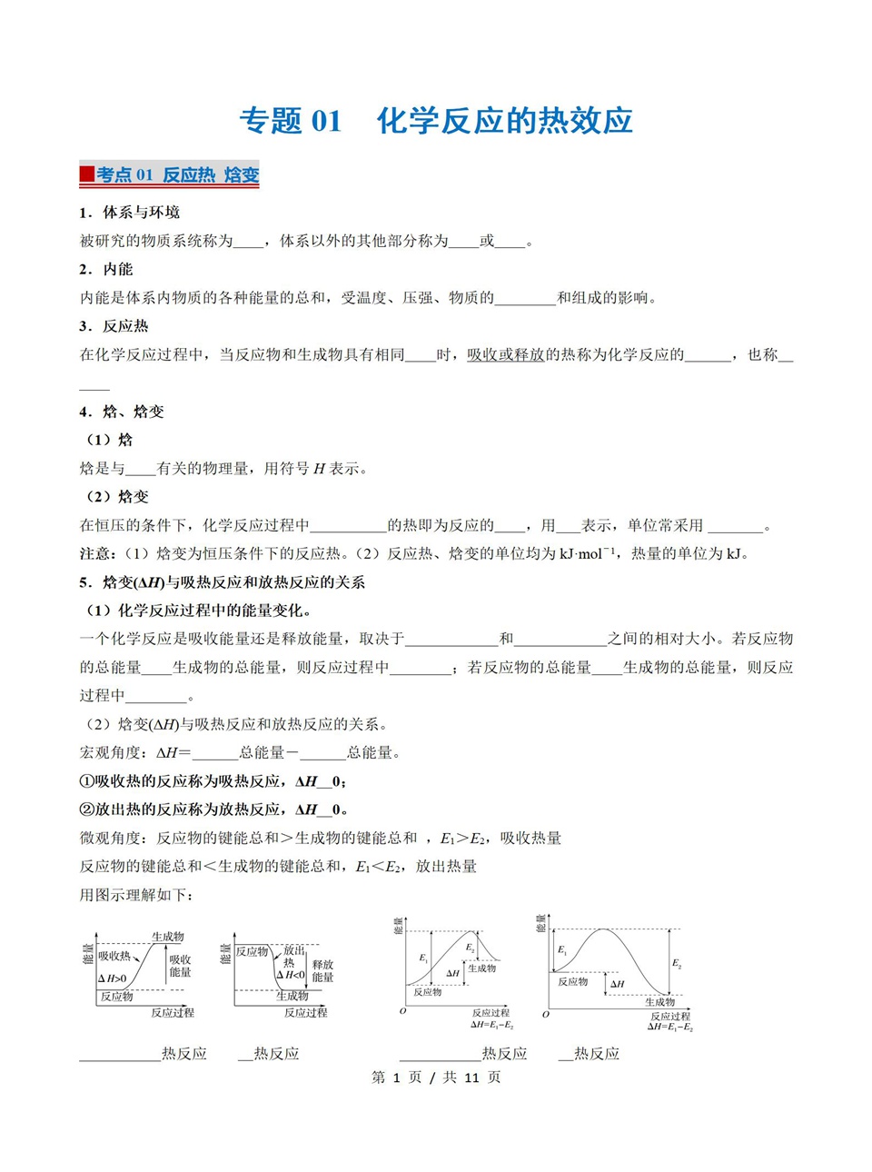 高中化学 | 高二上期中考点梳理知识清单苏教版插图高中考点专项1