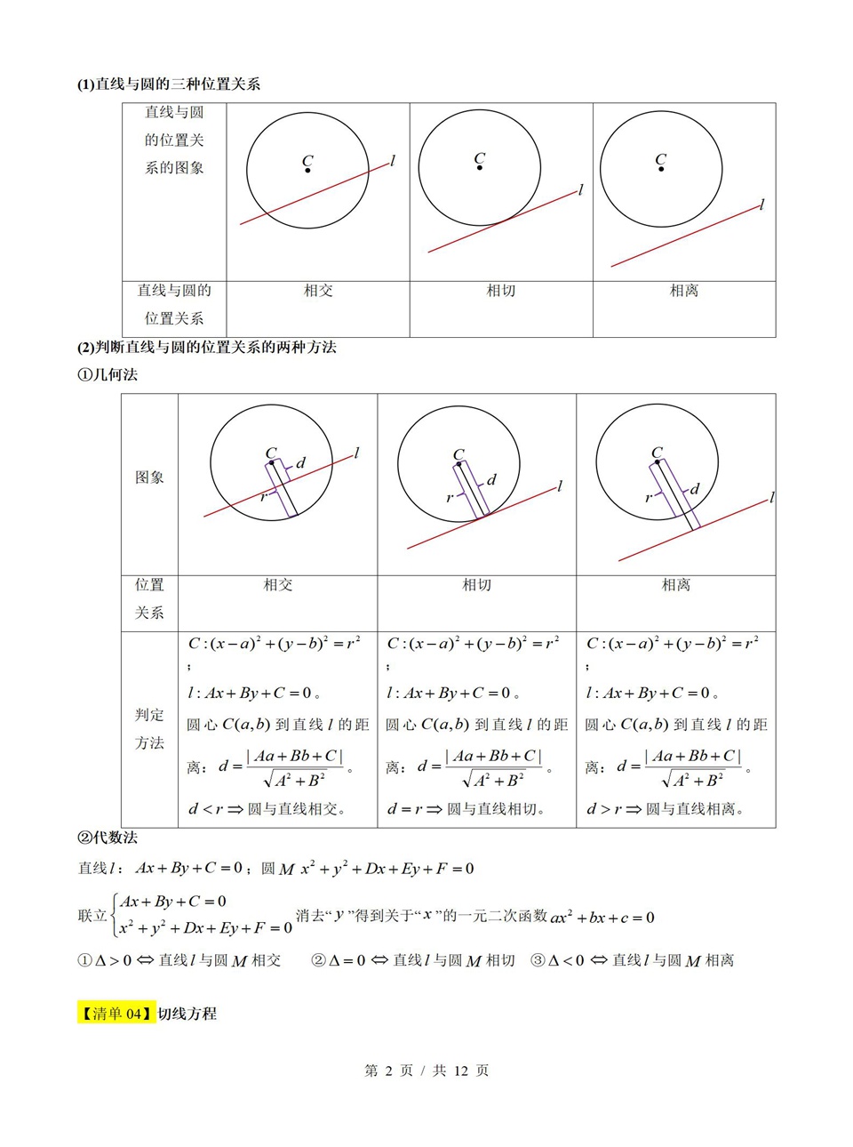 高中数学 | 高二上期中考点梳理知识清单北师大版插图高中考点专项5